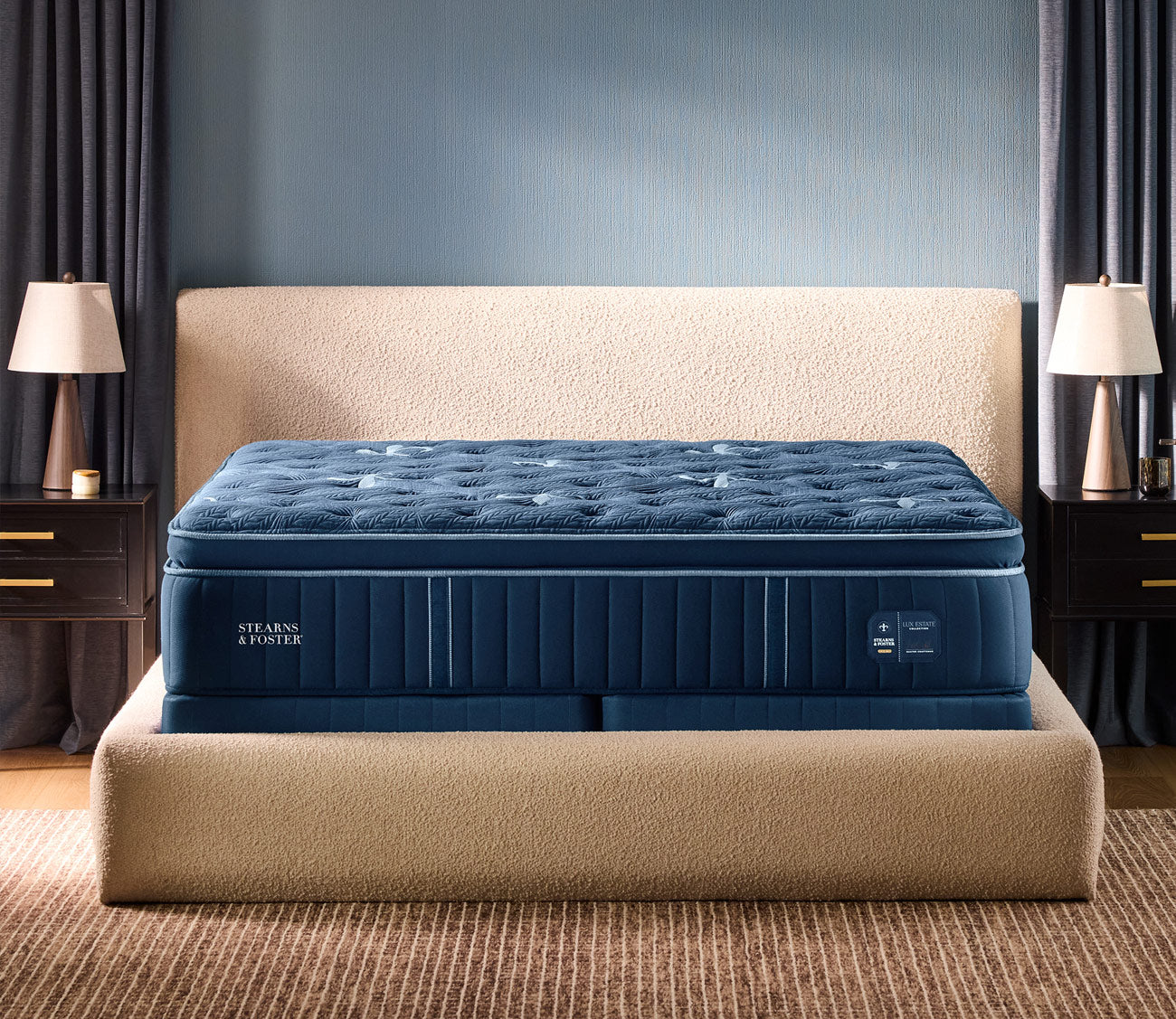 Room style image of Stearns & Foster Lux Estate Soft Pillow Top II Mattress
