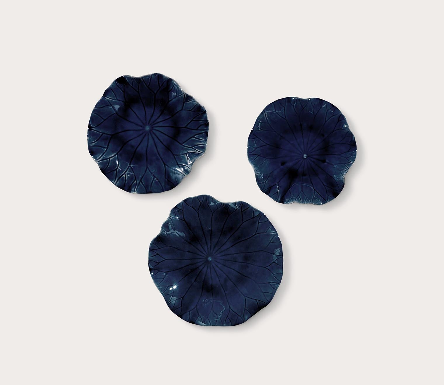 Abella Ceramic Wall Decor, Set of 3 by Uttermost