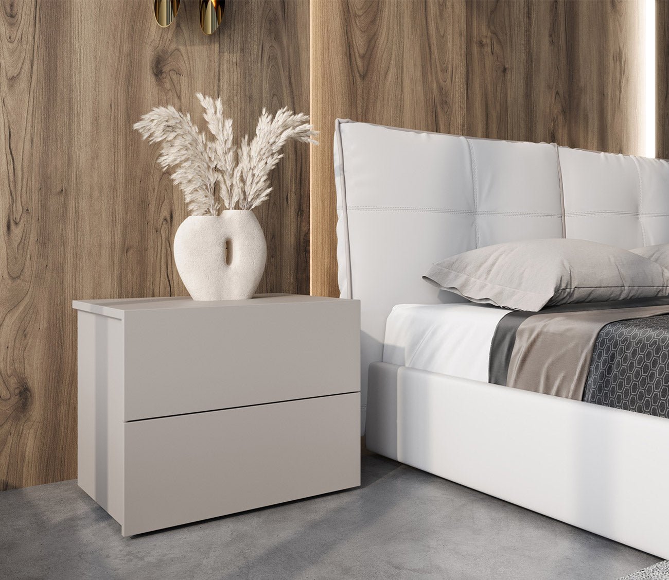 Ayla 2 - Drawer Nightstand by Casa Bianca