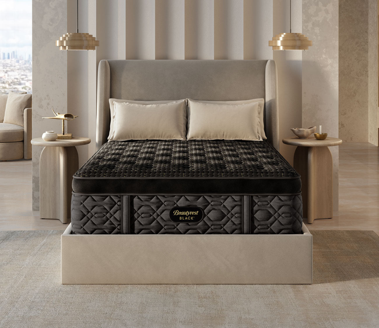 Beautyrest Black Series Four Plush Pillow Top Mattress by Simmons