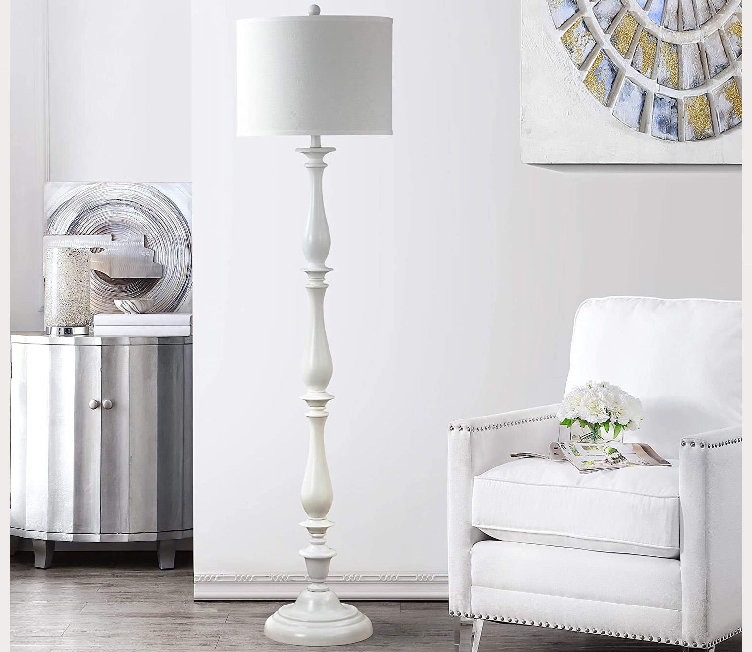 Bessie Candlestick Floor Lamp by Safavieh