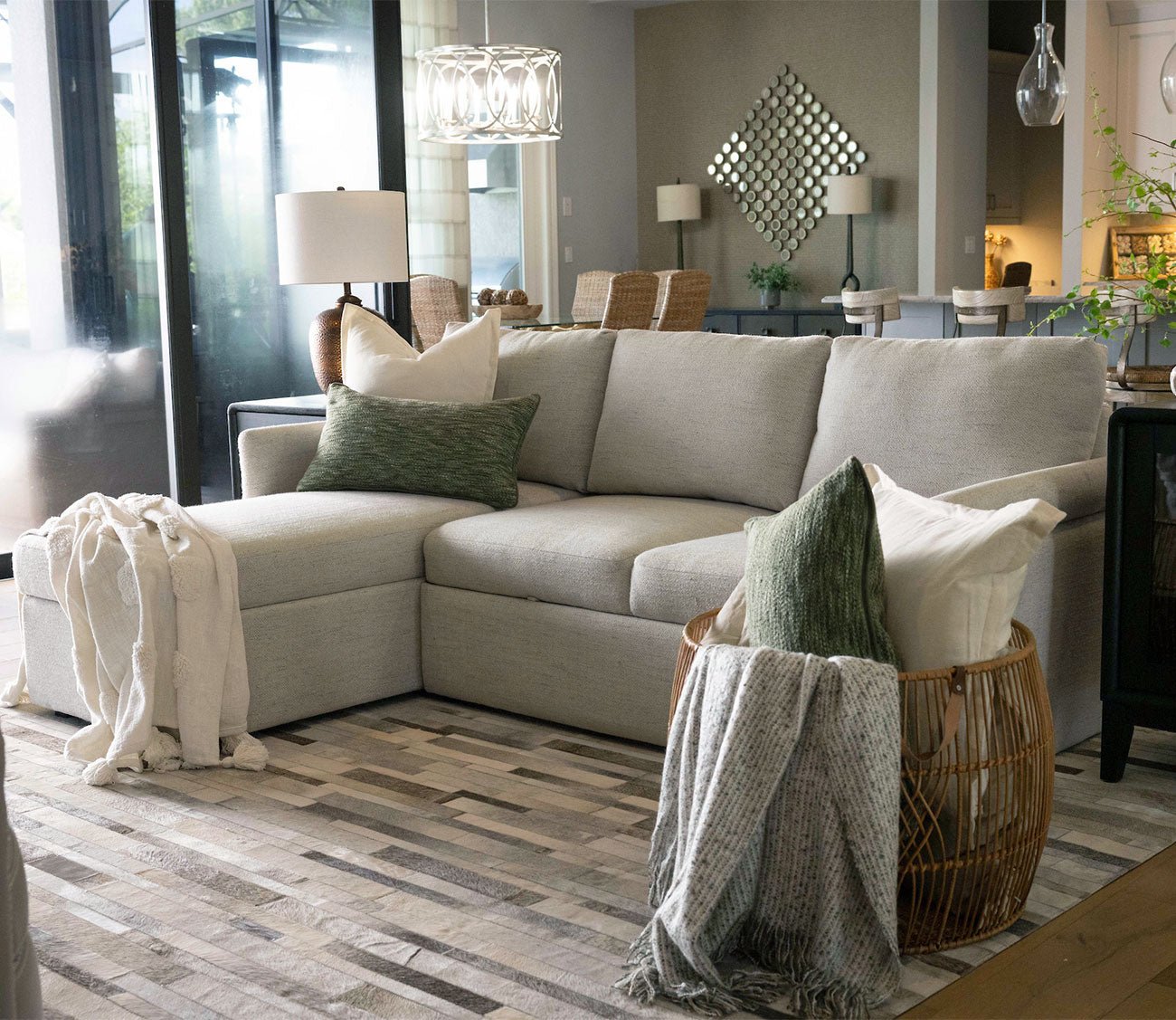 CM Home Amani Sectional Sleeper Sofa by CM Home