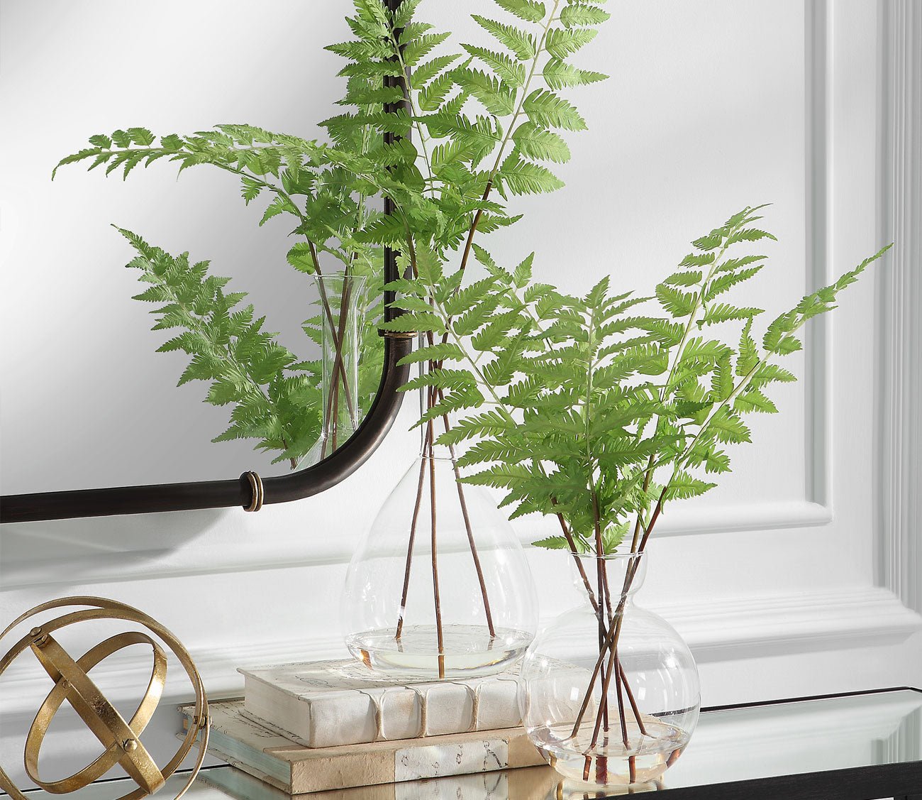 Country Faux Fern Plants Set of 2 by Uttermost