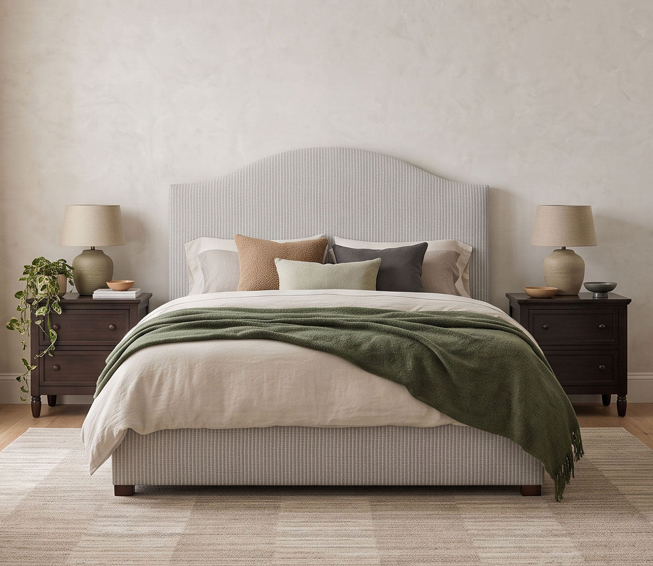 Emily Upholstered Bed by Vaughan Bassett