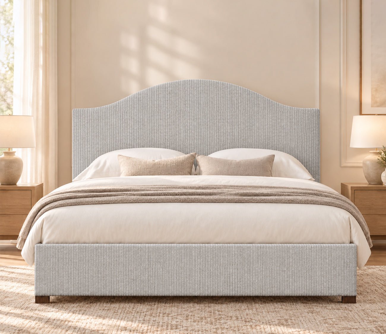 Emily Upholstered Bed by Vaughan Bassett