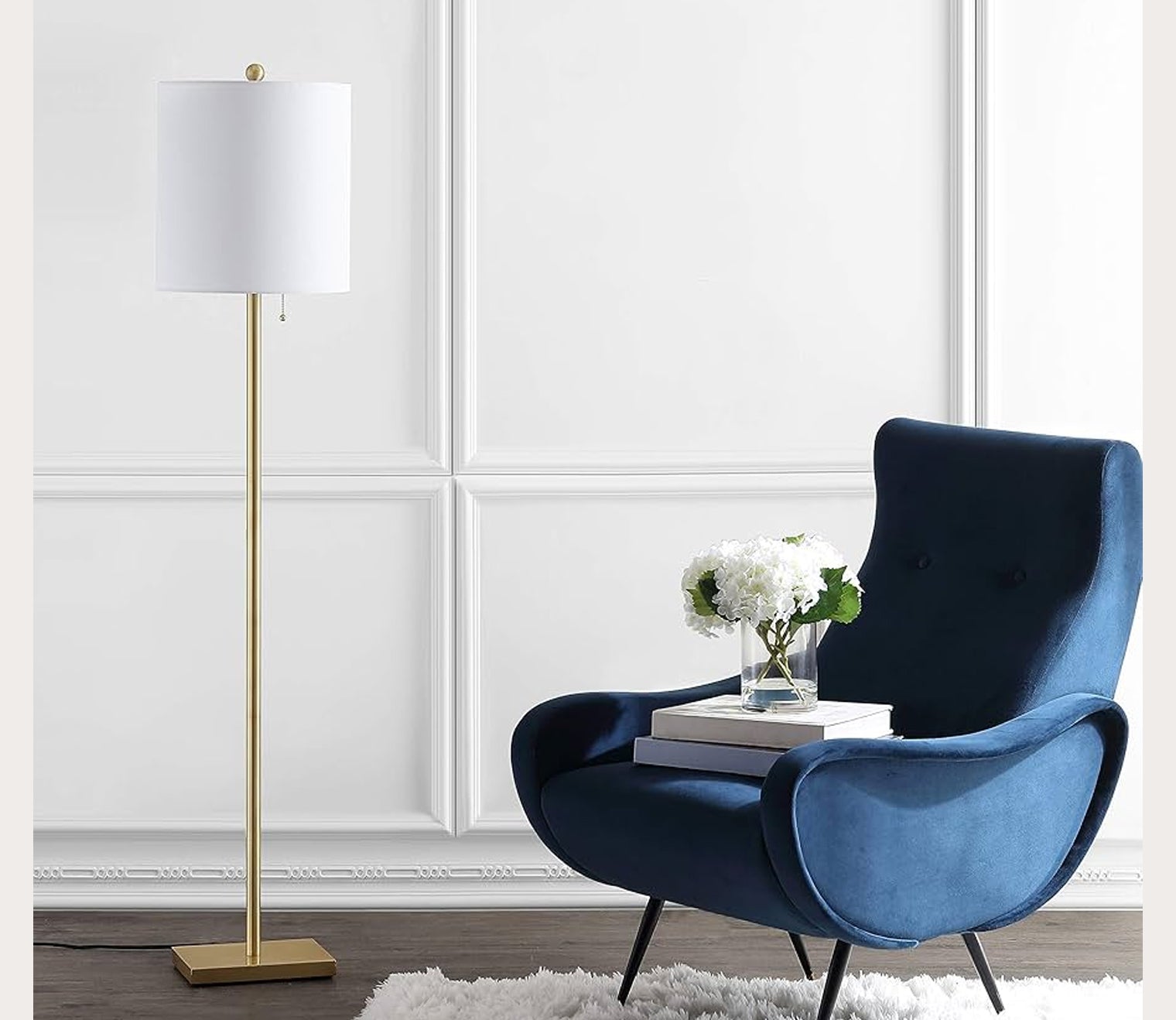 Octavius Gold Floor Lamp by Safavieh