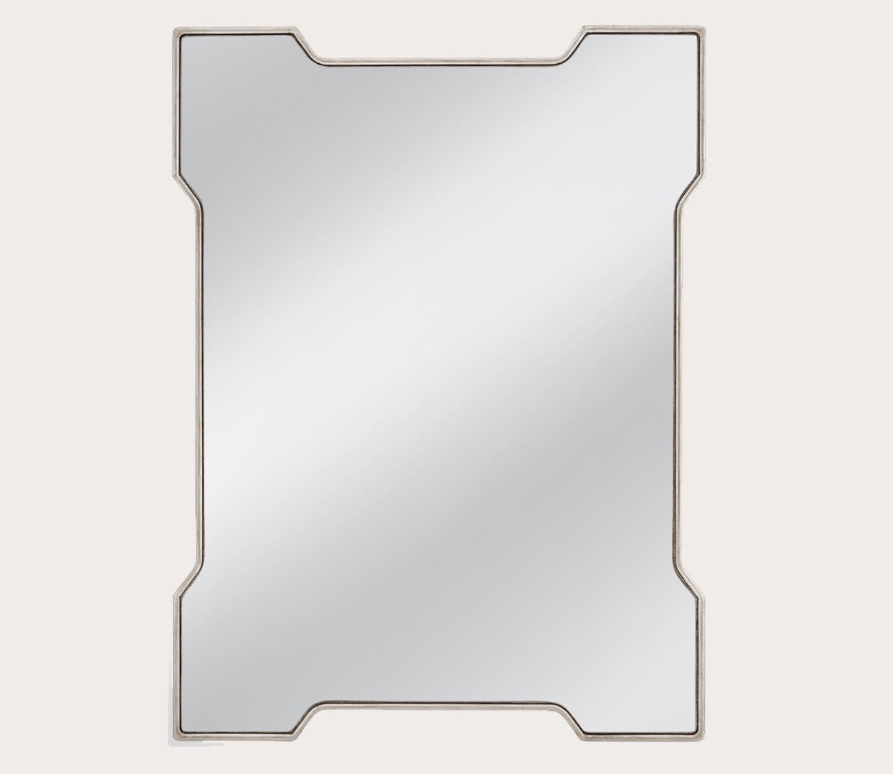 Park Place Silver Wall Mirror by Bassett Mirror
