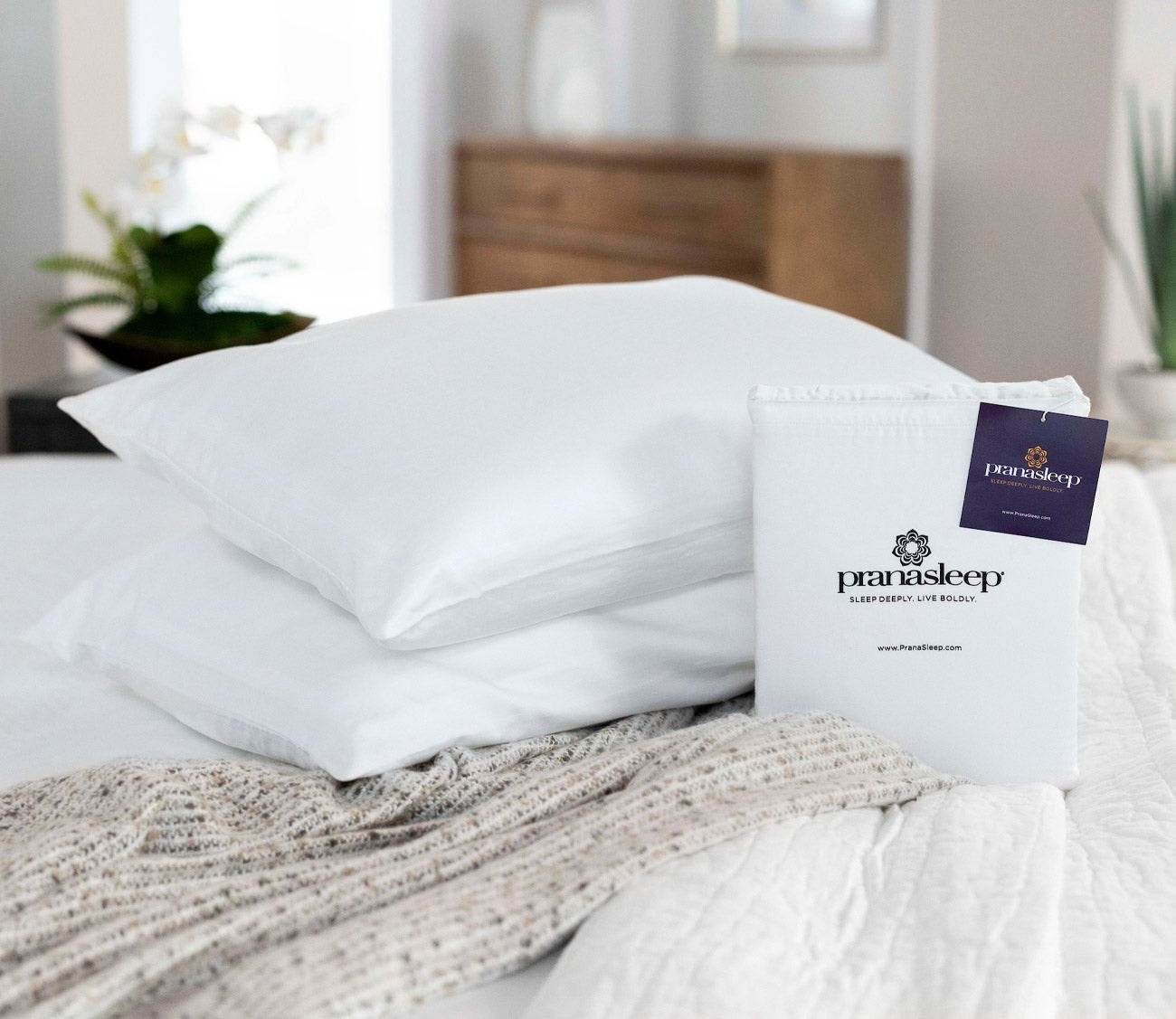 PranaHalo Down Pillow by PranaSleep