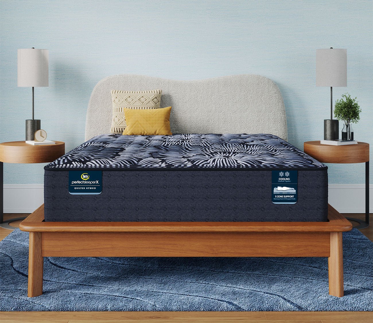 Serta Perfect Sleeper Coral Shores Quilted Firm Hybrid Mattress by Serta