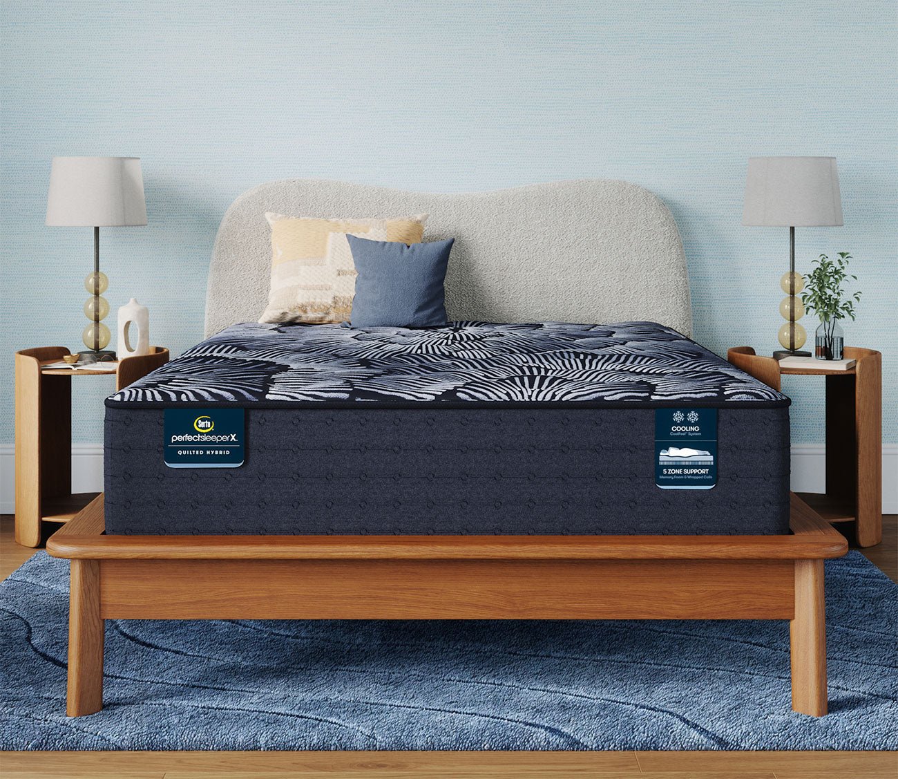 Serta Perfect Sleeper Coral Shores Quilted Plush Hybrid Mattress by Serta