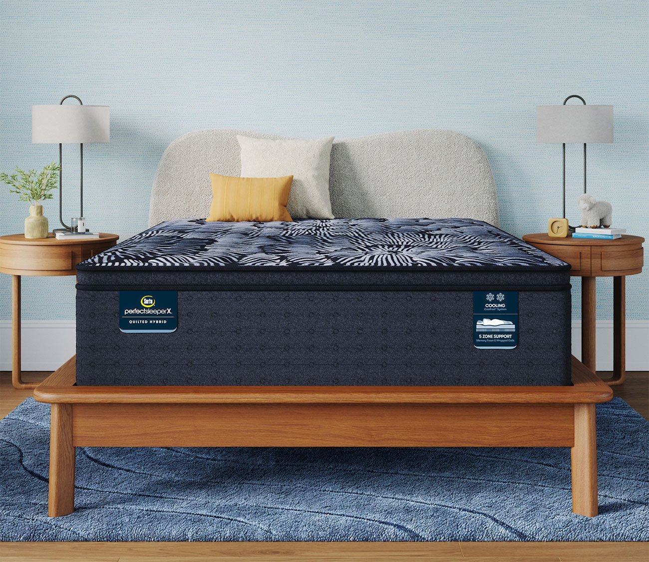 Serta Perfect Sleeper Gulf Moon Quilted Medium Pillow Top Hybrid Mattress by Serta