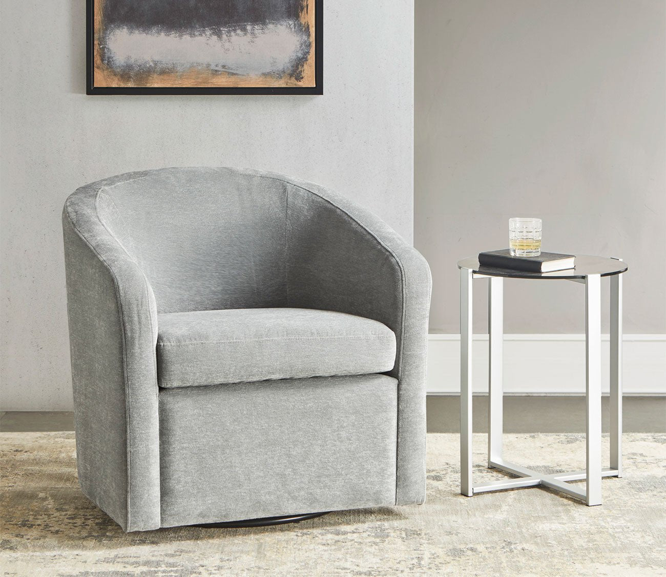 Amber Swivel Accent Chair by Martha Stewart