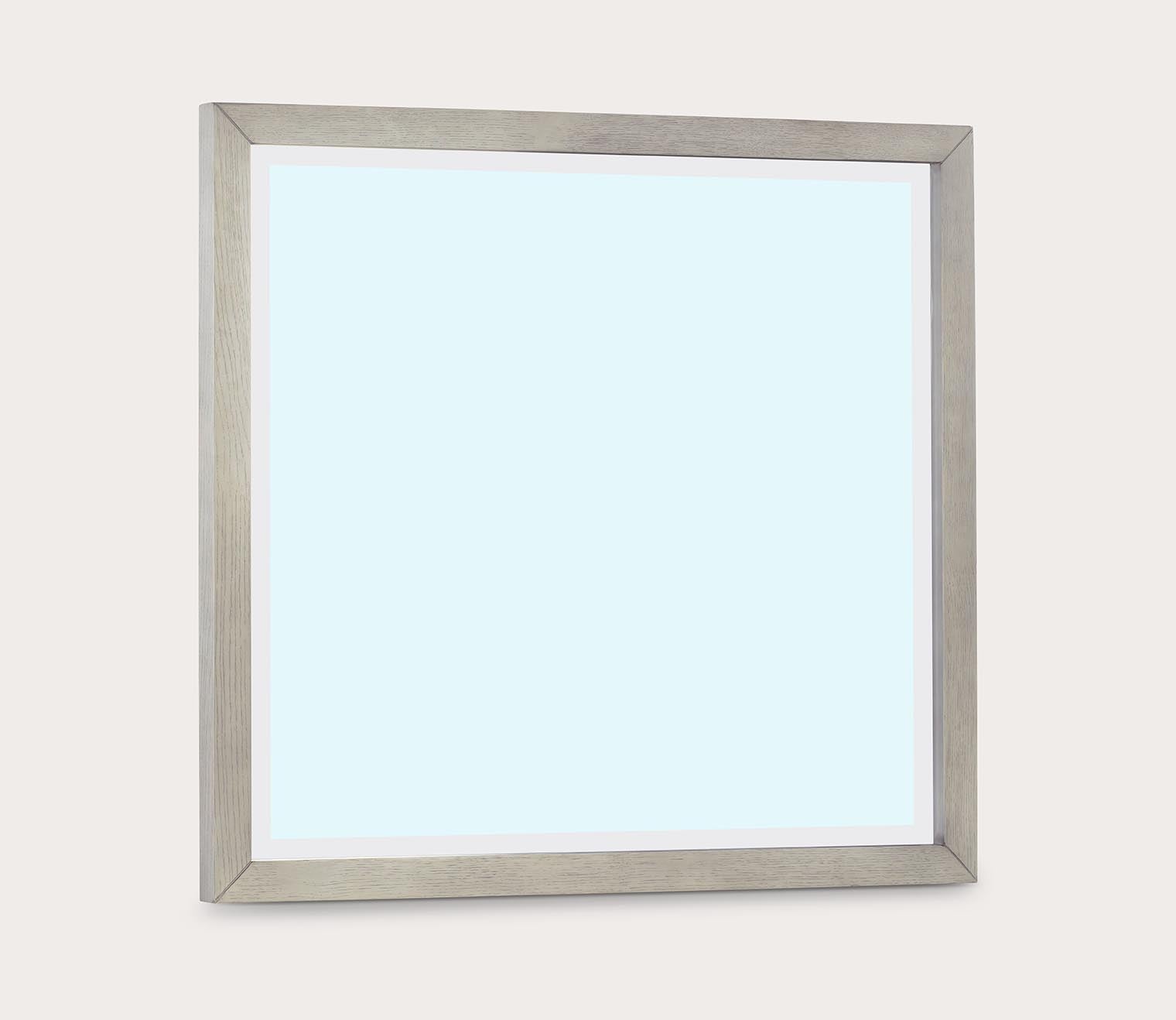 Argento Misty Grey Oak Frame Mirror by Modus Furniture