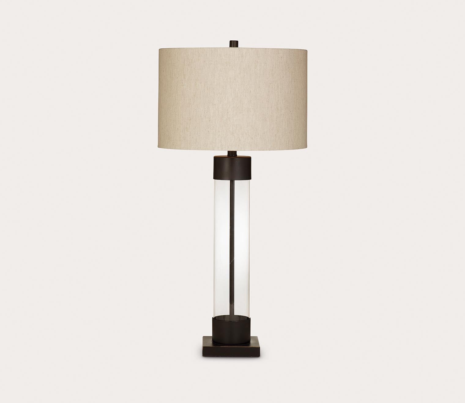 Brannan Glass Table Lamp by Bassett Mirror
