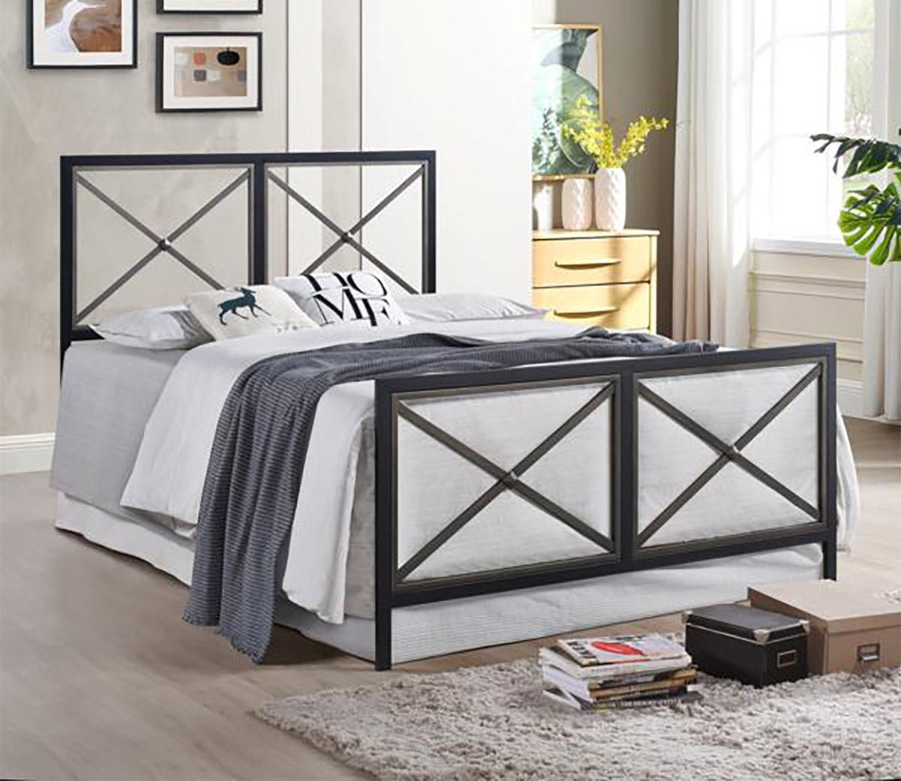 Brody Metal Bed by City Mattress