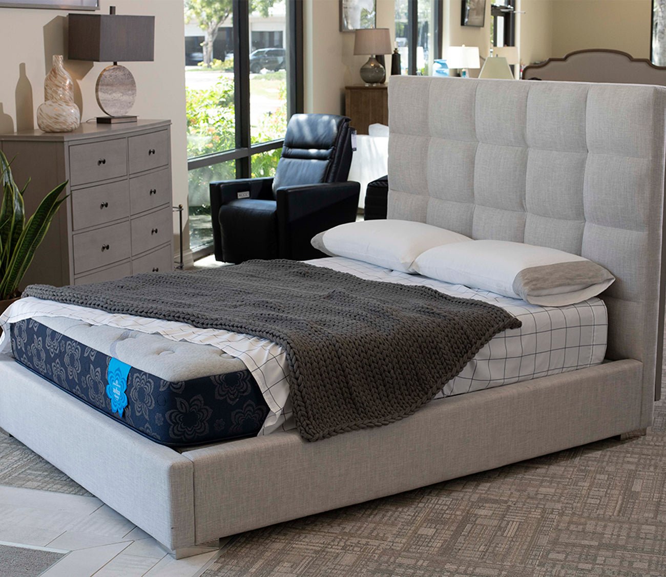 Carmen Upholstered Bed by City Mattress