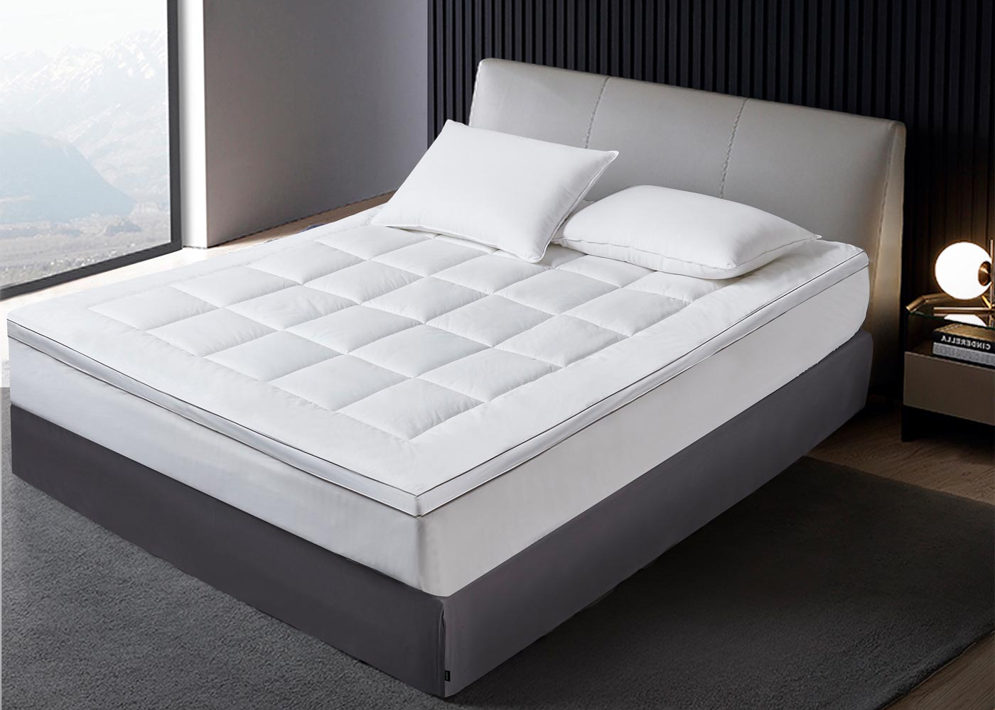 Sleep & Beyond myDual 100% Washable and Reversible Wool Mattress Pad, Crib