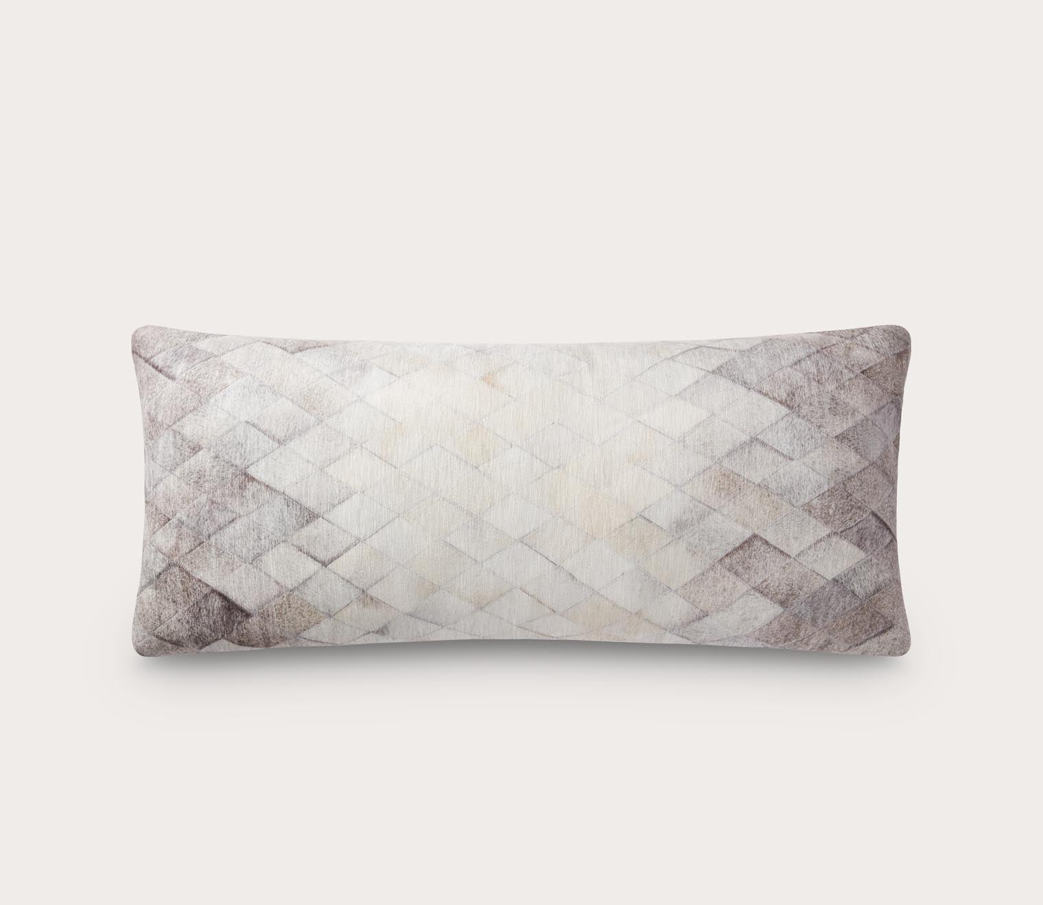 Diamond Faux Hide Throw Pillow by Loloi