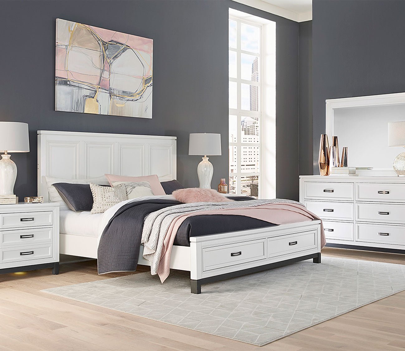 Hyde Park Panel Storage Bed by Aspen Home