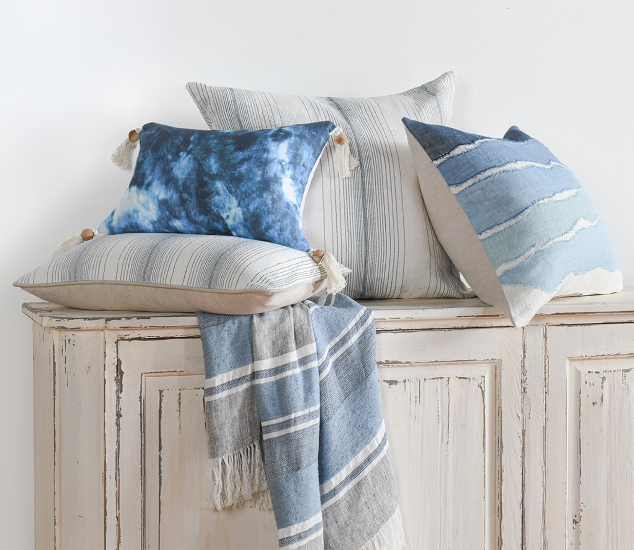 Lima Stripe Throw Blanket by Villa by Classic Home