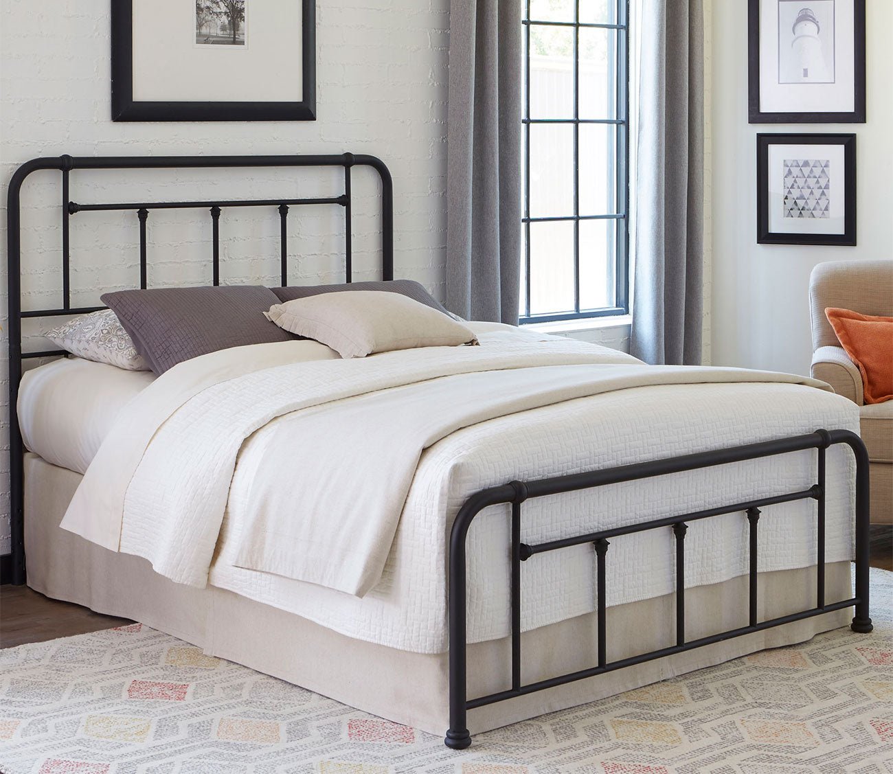 Noah Metal Bed by City Mattress