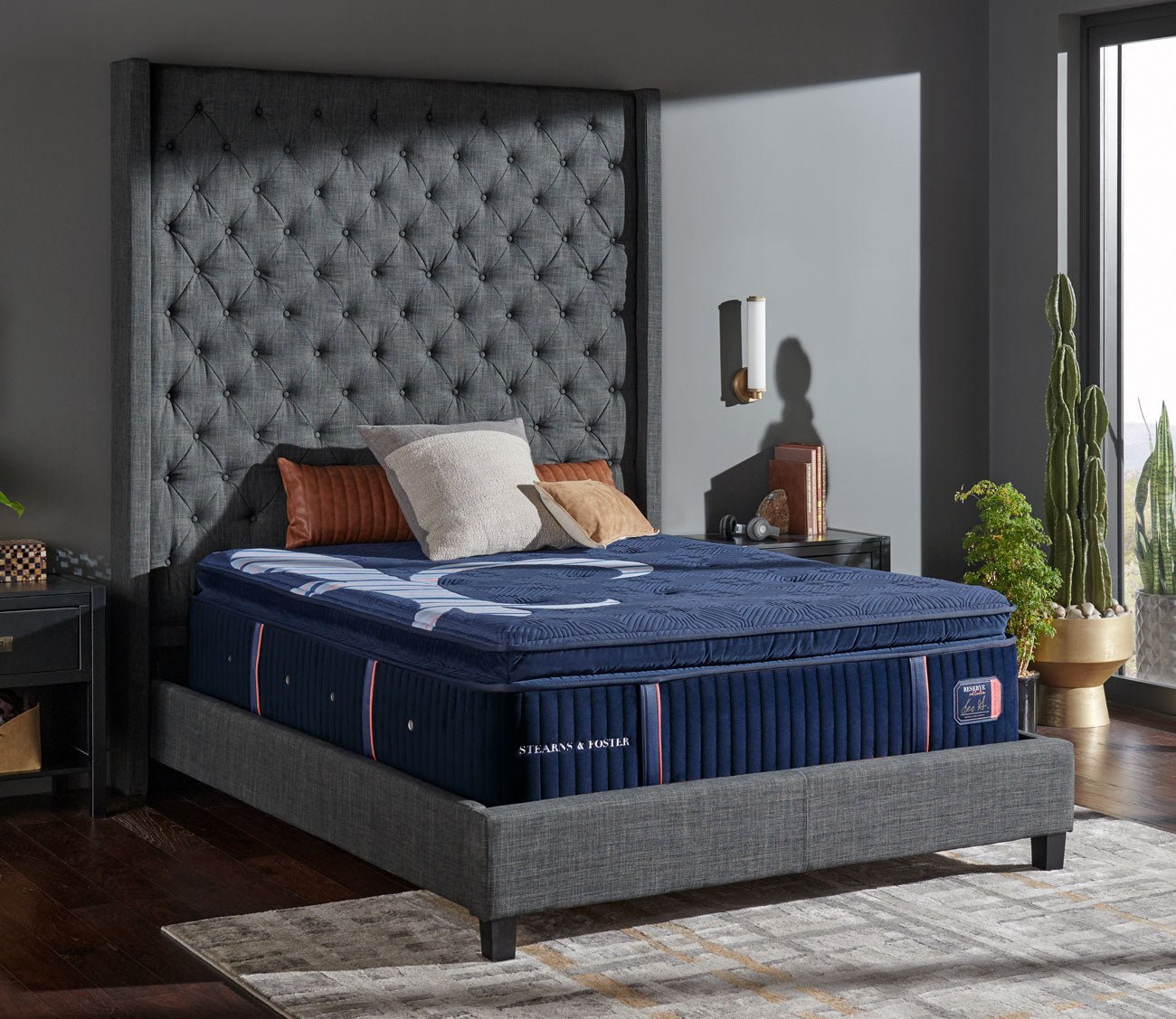 Reserve Firm Euro Pillow Top Mattress by Stearns & Foster