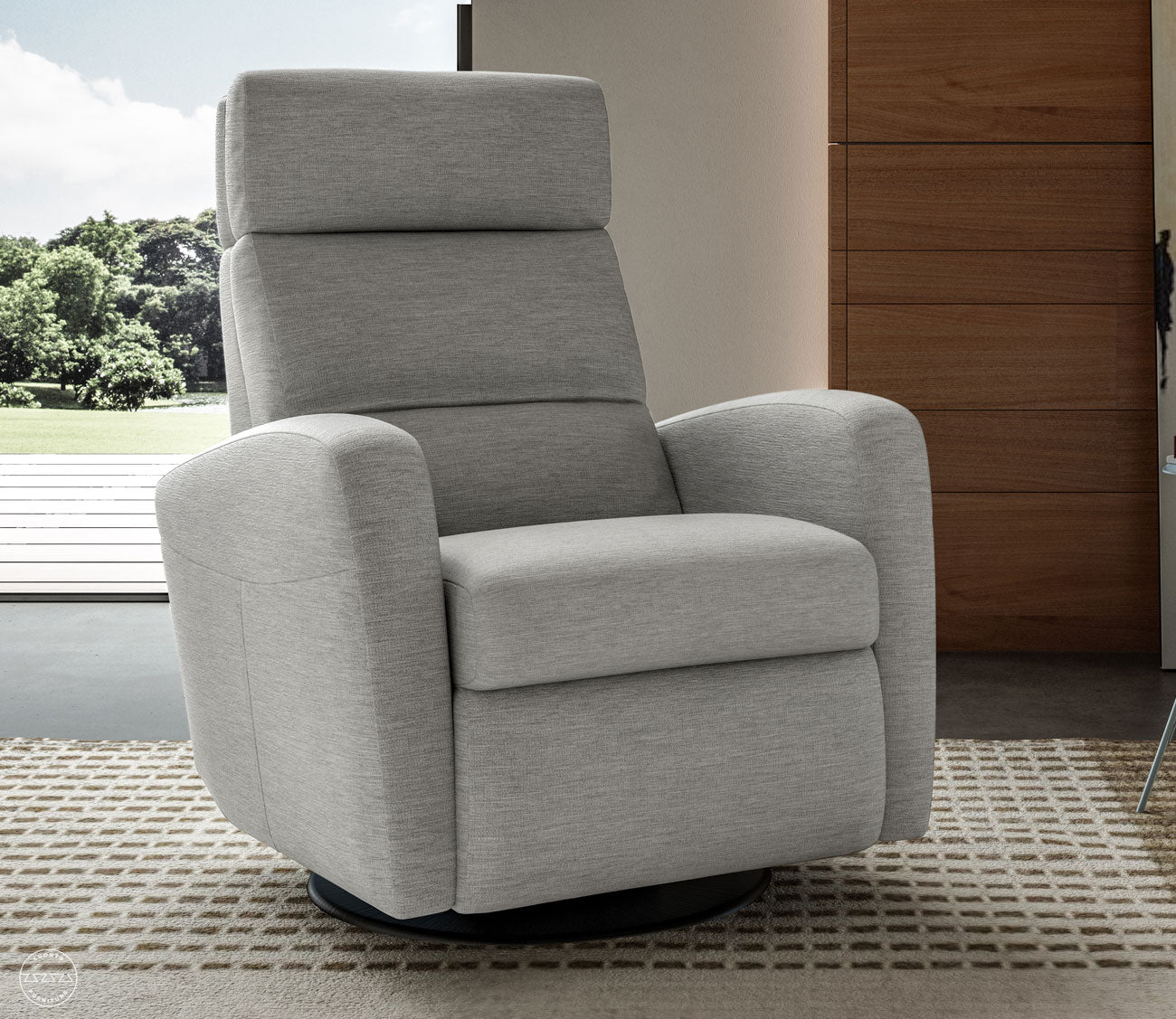 Sloped Lounger Recliner Chair by Luonto