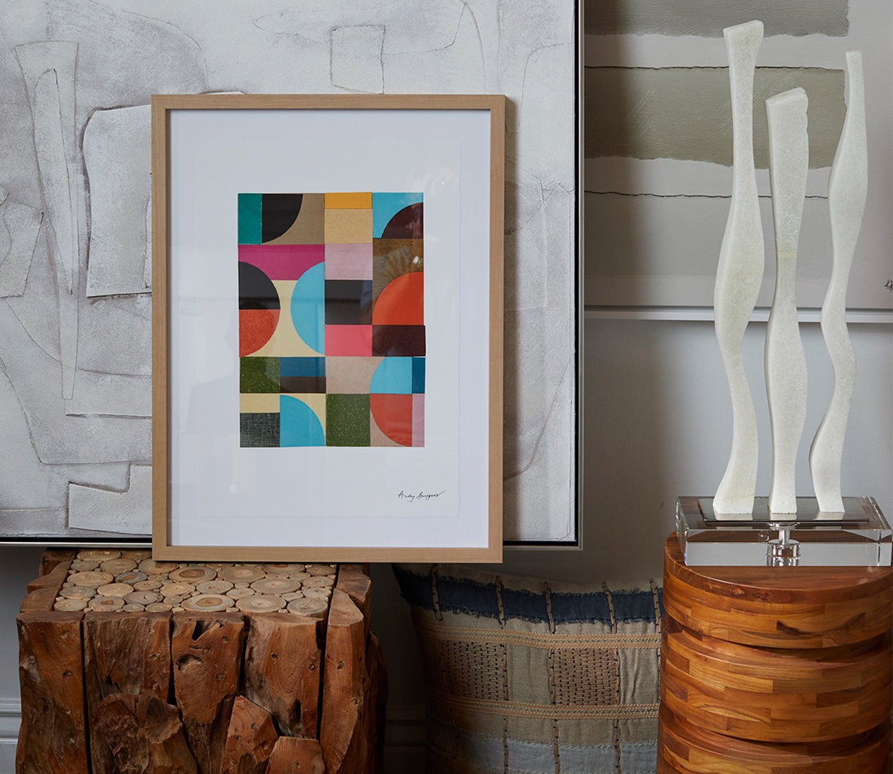 The Blue Quarter Digital Print by Grand Image