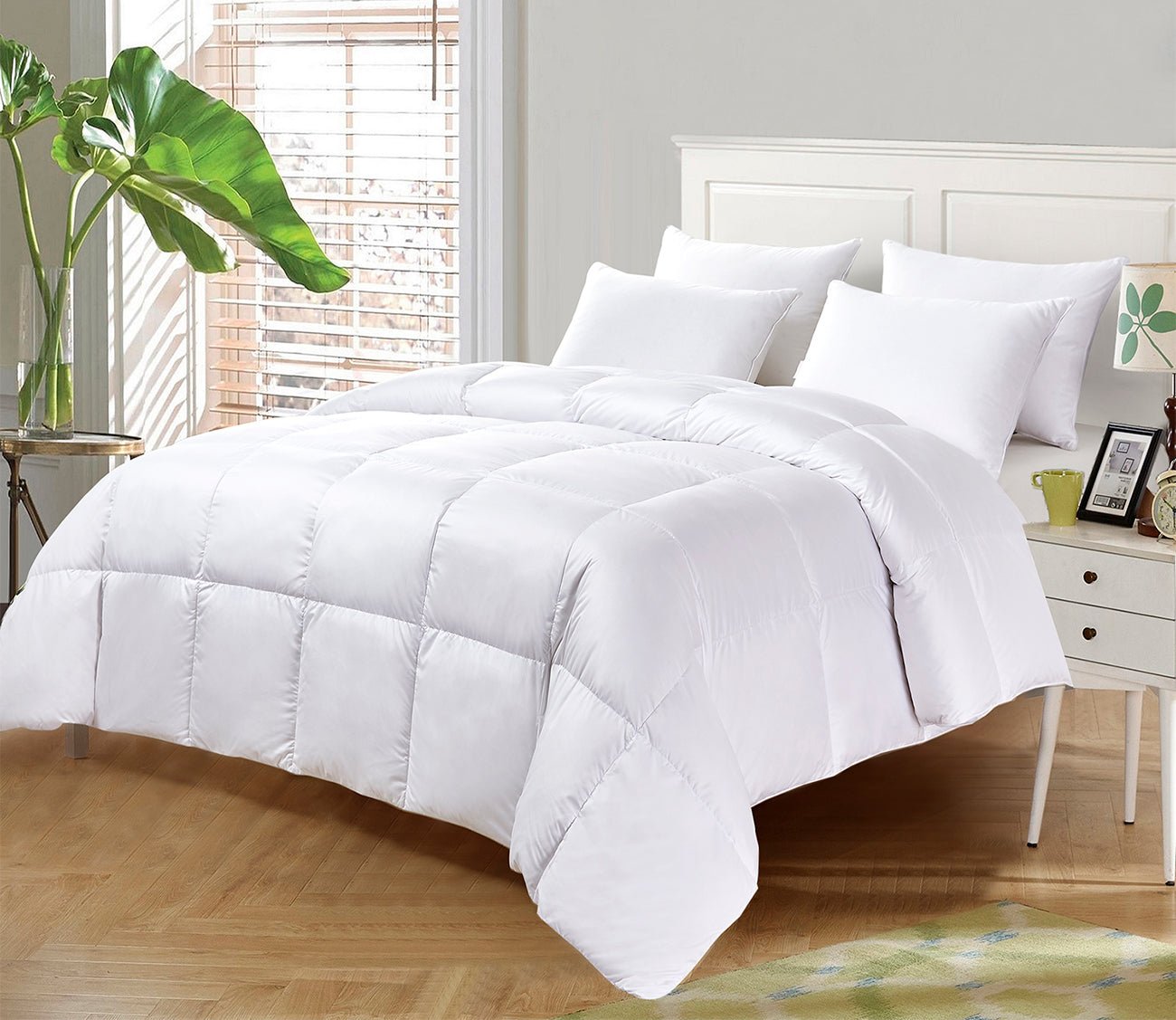 Utopia Bedding All Season Down Alternative Quilted Comforter King - King  Duvet I