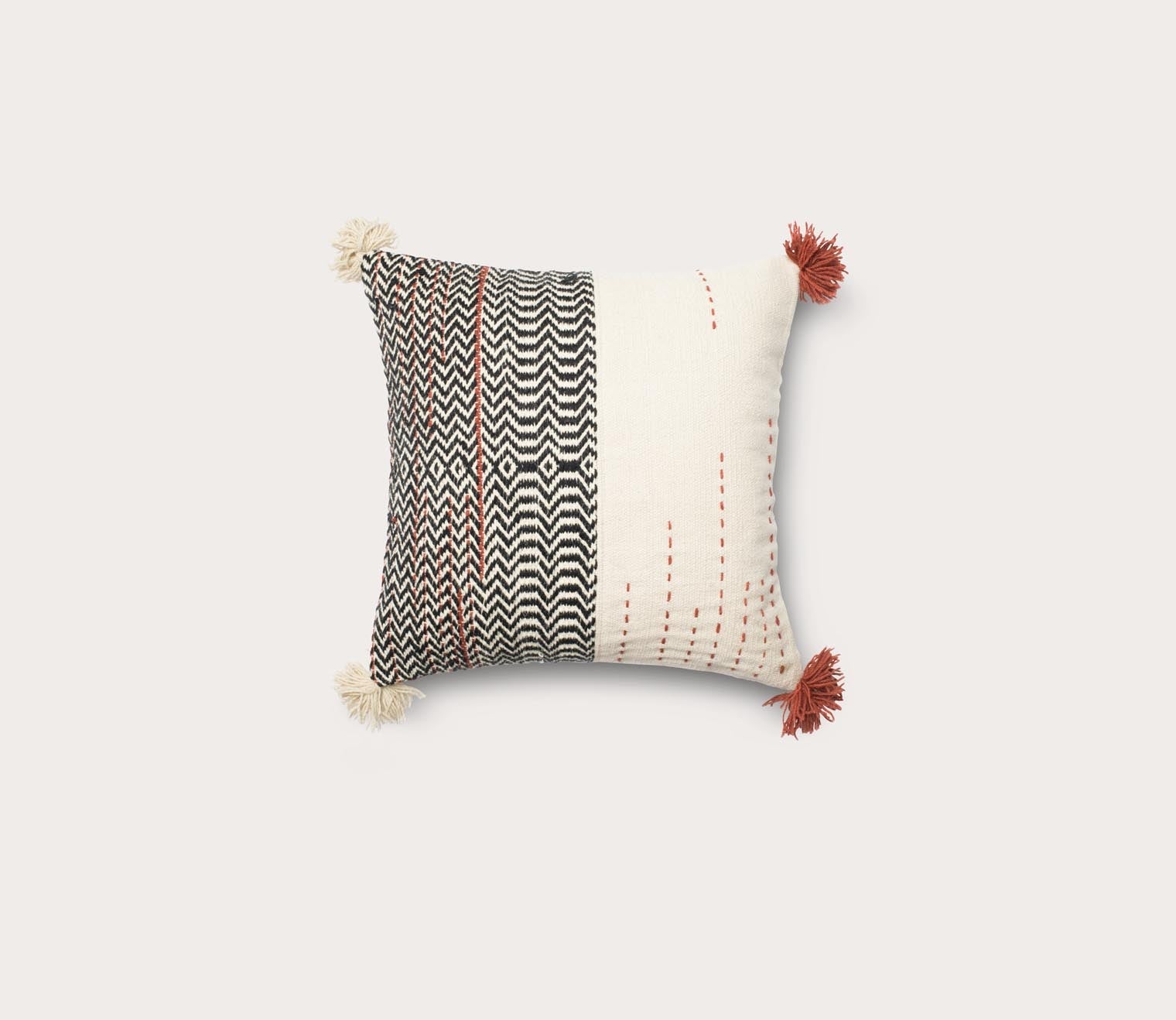 Woven Wool Throw Pillow by Loloi