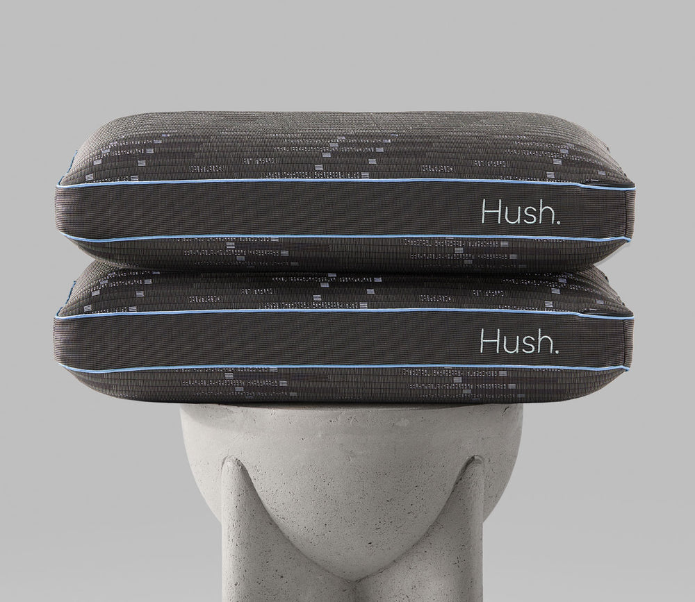 Set of 2 Hush Graph-Iced pillowa