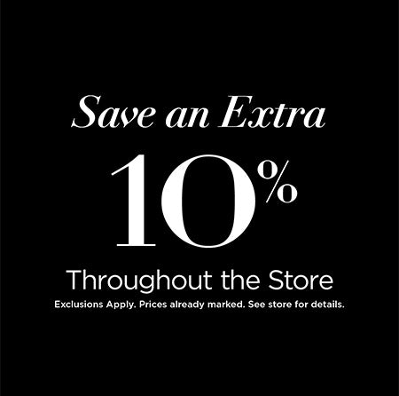 Extra 10% Off Sale