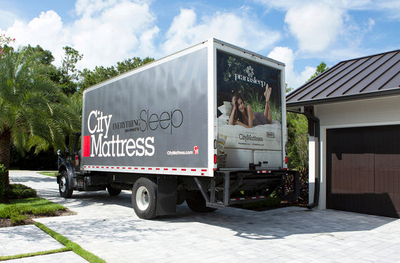 City Mattress Delivery Truck