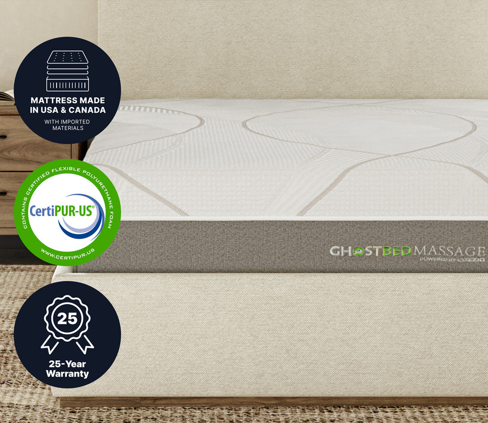 GhostBed Massage Hybrid Mattress