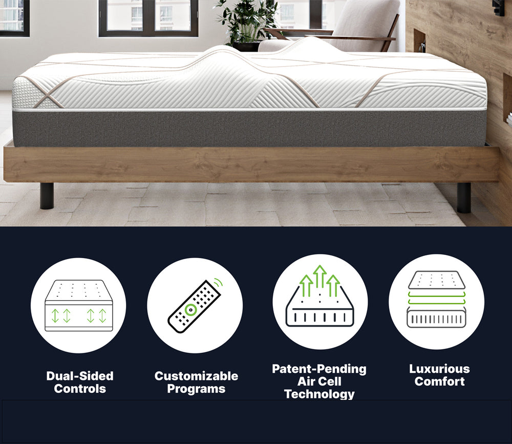 GhostBed Massage Hybrid Mattress