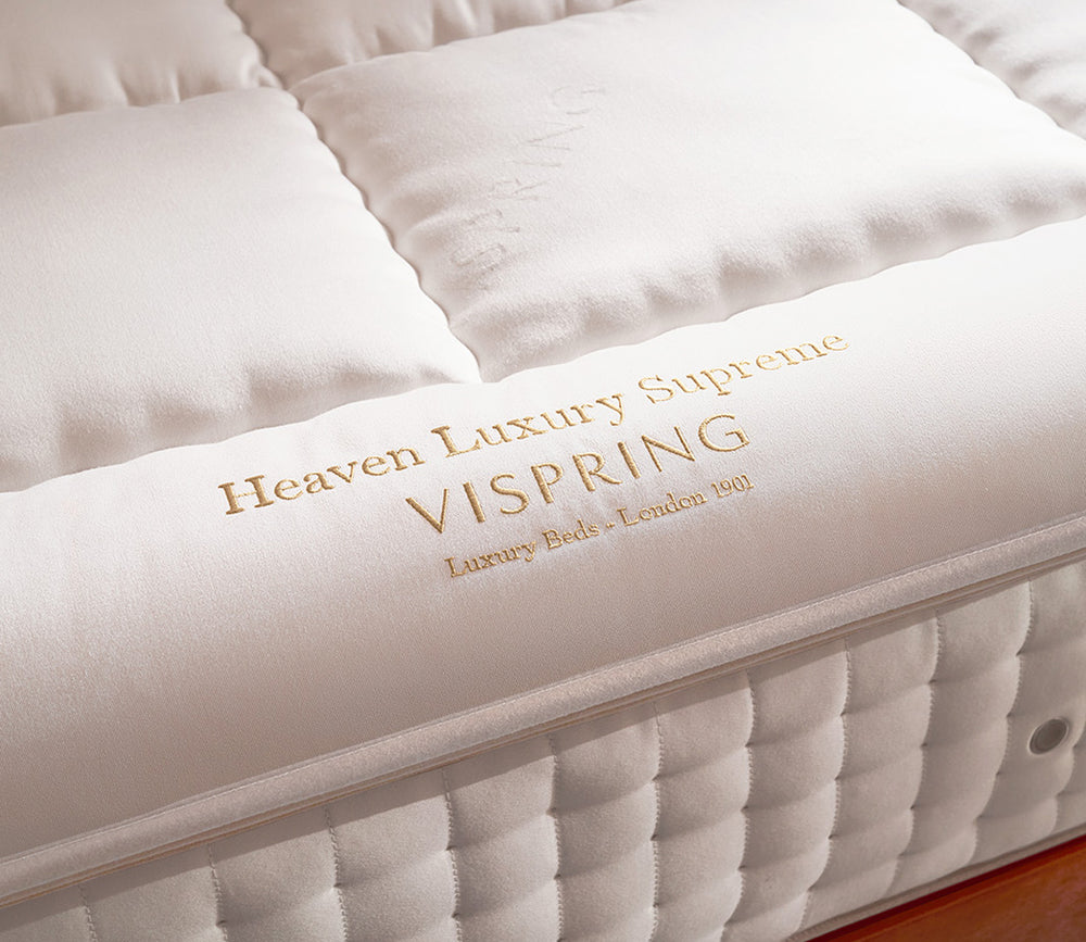 Close-up of Heaven Luxury Supreme mattress topper