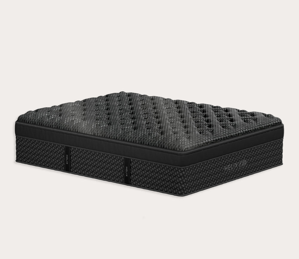 Helix Sunset Elite Mattress Silo - angled on a white background