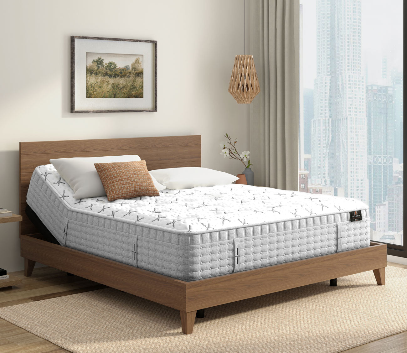 King Koil Intimate Serenity Euro Top Medium Mattress lifestyle - dual flex