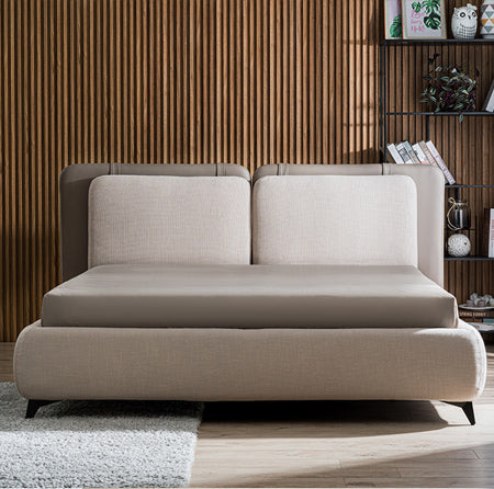 Ayla Linen Upholstered Storage Bed