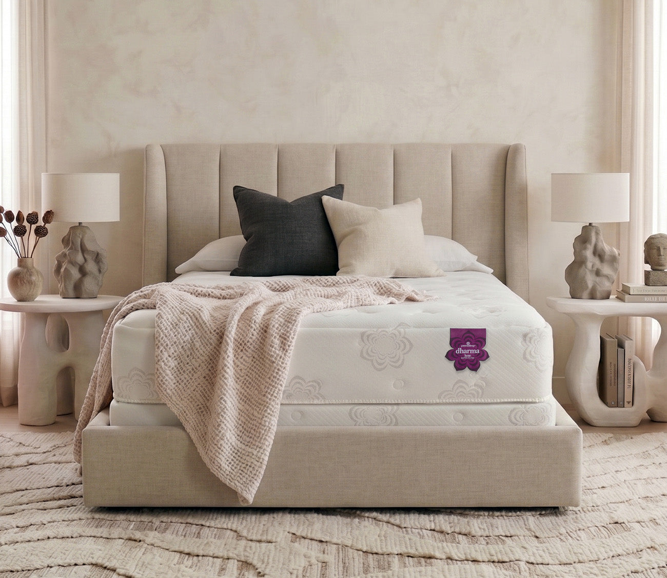 PranaSleep Dharma Luxe Super Cush in room style scene