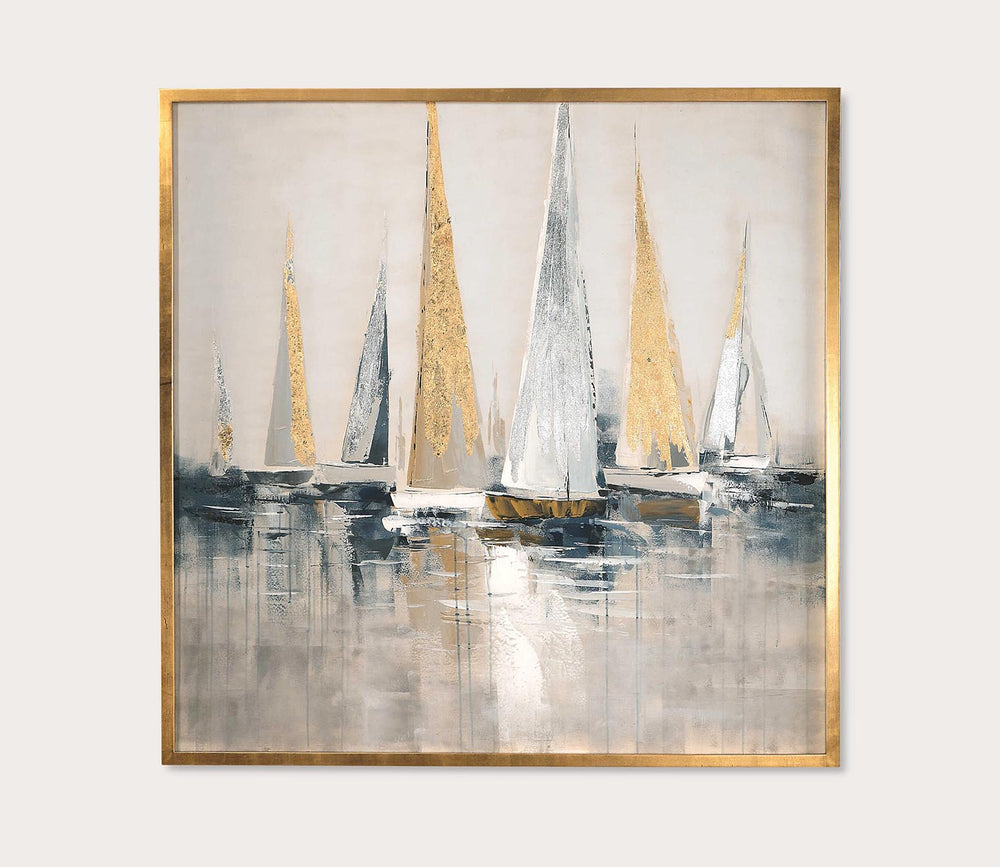 Regatta Nautical Wall Art-silo image on a white background