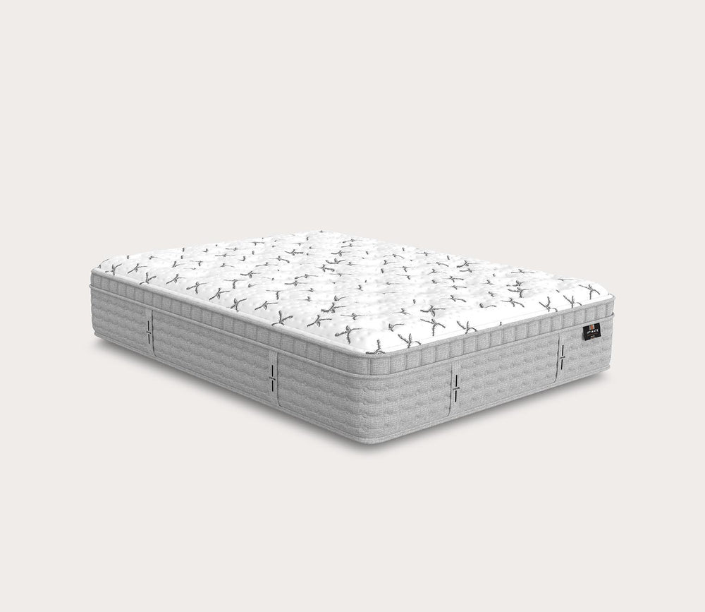 King Koil Serenity Euro Top Firm mattress silo - angled