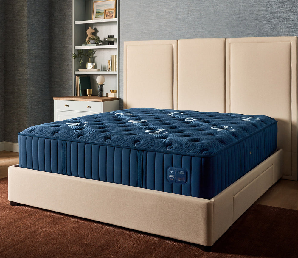 Stearns & Foster Estate Firm Tight Top II Mattress - room style angled view