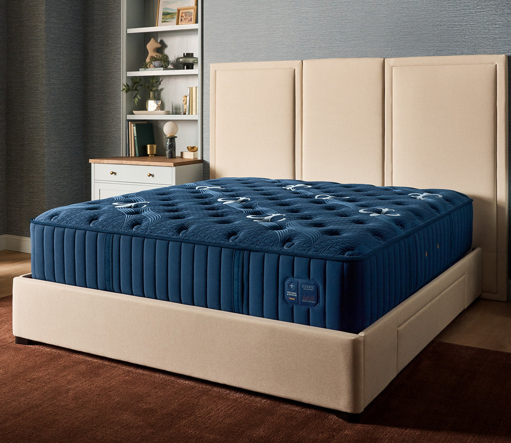 Stearns & Foster Estate Medium Tight Top II Mattress room style - angled view