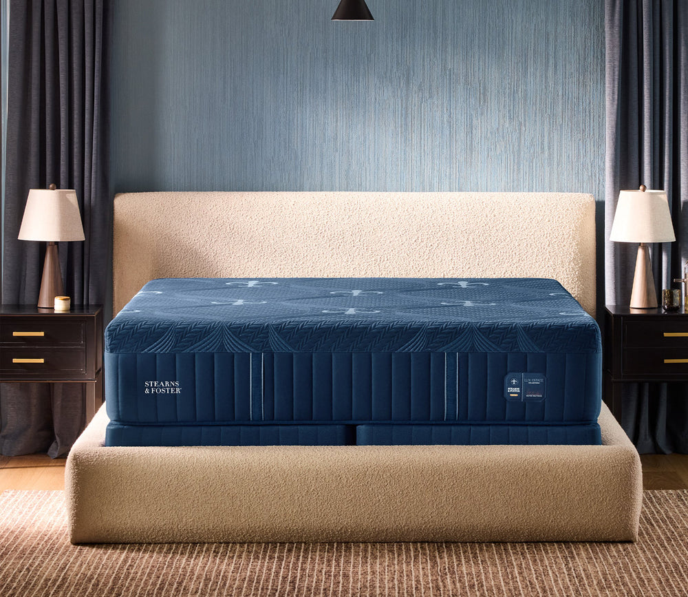 Room style image of Stearns & Foster Lux Estate Firm Hybrid II Mattress