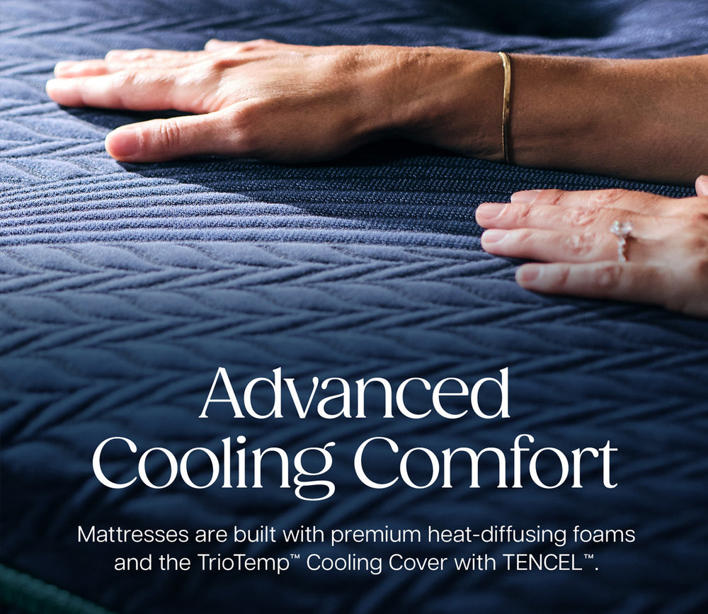Stearns & Foster Reserve Mattress featuring cooling cover with TENCEL for premium heat-diffusion