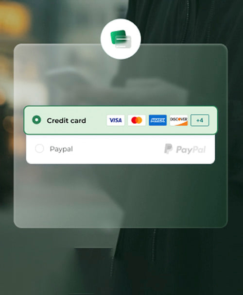 Checkout with your credit card