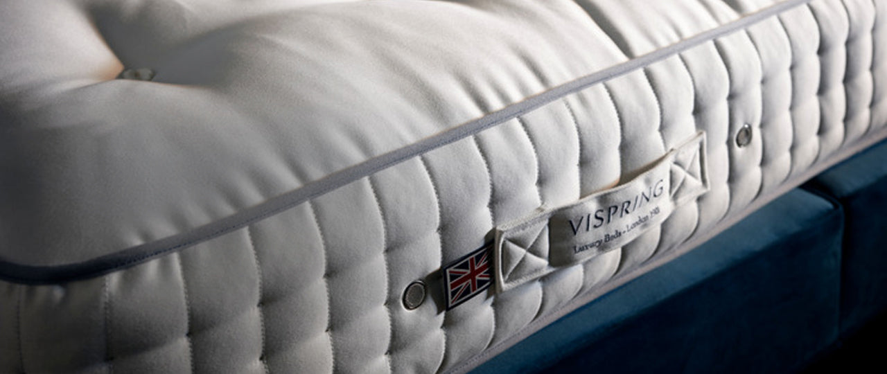 Close up of vispring mattress