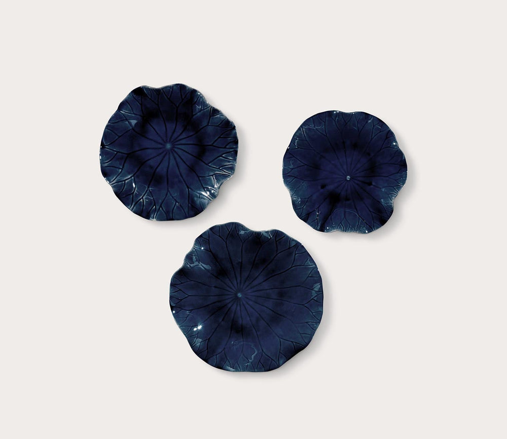 Abella Ceramic Wall Decor, Set of 3 by Uttermost
