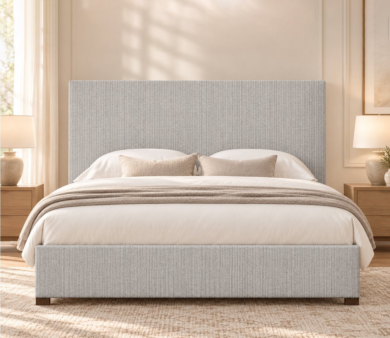 Amelia Upholstered Bed by Vaughan Bassett